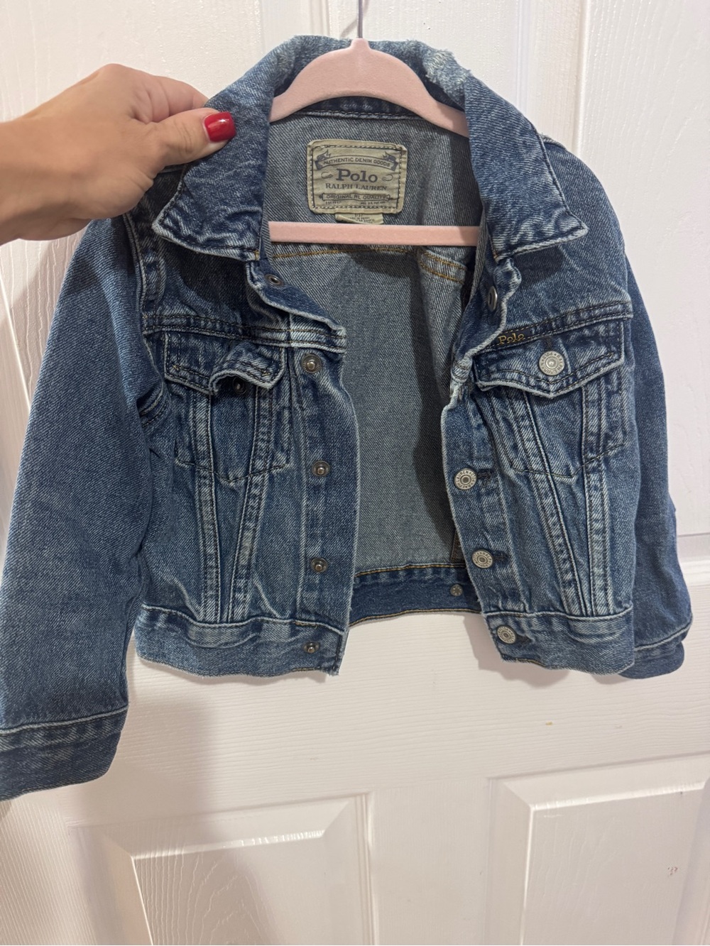 Ralph Lauren Polo Light Blue Trucker Denim Jacket